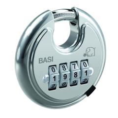 RVS 610Z Combination Disc Padlock, 9.5 mm